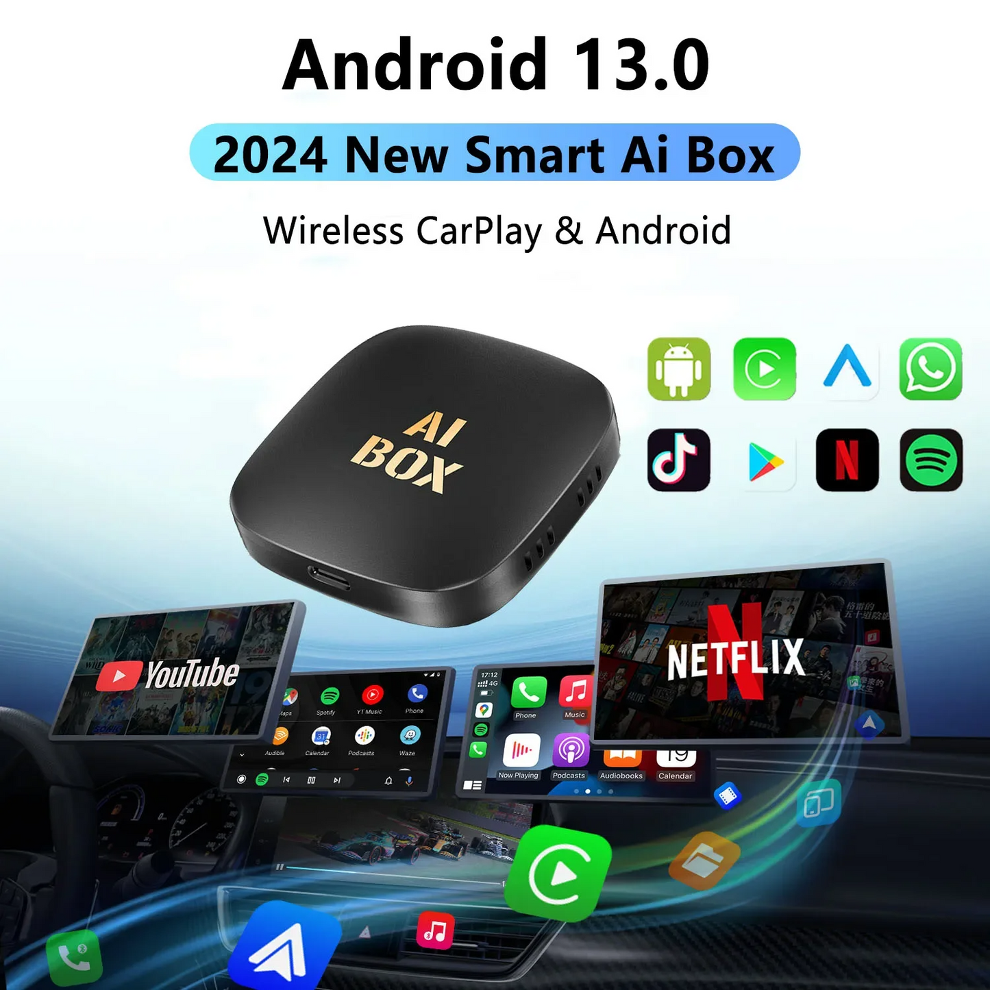 BS Auto™ CarPlay Smart Ai Box