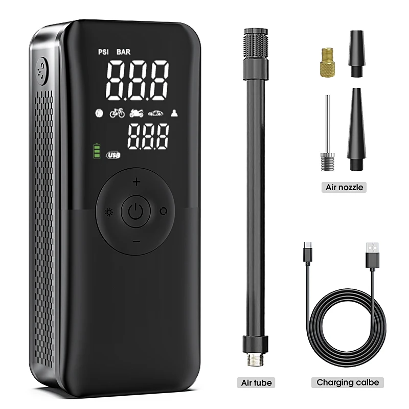 BS Auto™ Rechargeable Air Pump Tire Inflator